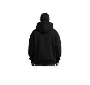 Sudaderas con capucha de felpa de algodón 100% de colores, estilo ninja, gruesas, informales, transpirables, unisex, precio al por mayor. - Product Image 5