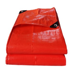 Bâche en PE renforcée bleue et orange avec œillets, bâche de camion, bâche polyvalente, bâche de protection à vendre - Product Image 6
