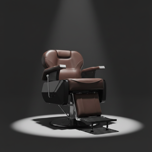 Fauteuil de Barbier Marron Moderne à Prix Réduit pour École et Salon – Prix de Gros Incluant la Livraison pour Coiffure et Usage Domestique - Product Image 5