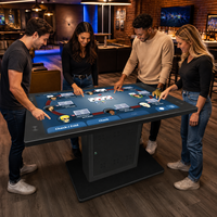 Table de jeu interactive VISIGN Smart 32 43 55 pouces 4K avec écran tactile capacitif multipoint 10 points pour bar, club, fête, divertissement