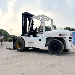 รถยกดีเซล TCM 10ตันรถยกมือสองจากญี่ปุ่น Komatsu ความจุ9979กก. 6.4L เครื่องยนต์82.4kW - Product Image 1