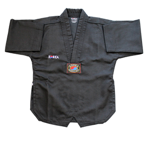 WTF Style Noir Taekwondo Dobok Antidérapant Arts Martiaux Porter pour la Formation et les Compétitions - Product Image 2