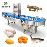 Équipement de tri haute vitesse pour poissons tilapia de grande taille et de volailles vivantes, avec machine à trier les pattes de poulet et convoyeur