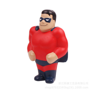 Figura de superhéroe de espuma PU de rebote lento para niños de 5 a 7 años, juguete unisex antiestrés, regalo decorativo - Product Image 4