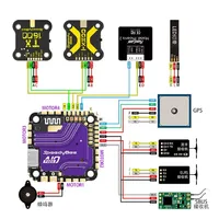 Contrôleur de vol F405 AIO 40A 25.5x25.5 ICM-42688 Gyroscope SPA06-003 Baromètre pour pièces de course de drone FPV RC