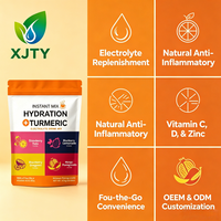 OEM Private Label Volwassenen Instant Hydratatie Elektrolytenpoeder Vitamine C D Zink Natuurlijke Fruit Smaak Dagelijks Kruidensupplement