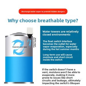 Automatic <strong>Float</strong> <strong>Switch</strong> Liquid <strong>Level</strong> Controller Pumping and Drainage <strong>Float</strong> Ball Valve Water <strong>Level</strong> <strong>Switch</strong> - Product Image 4