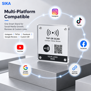 Etiqueta NFC y Código QR SIKA Mini <span class=keywords><strong>con</strong></span> Modo Dual para Propietarios de Pequeñas Empresas - Resistente al Agua - Product Image 2