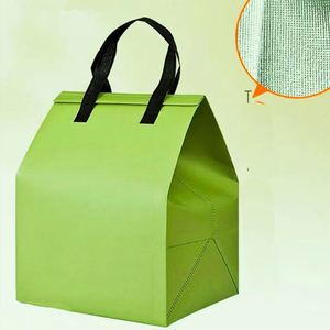 Customizable Printed Logo Non-Woven Picnic <b>Accessories</b> Thermal Insulation Lunch Food Delivery Bag for Keep Warm - Product Image 2