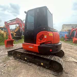 Excavadora de orugas KX155 usada con certificado CE, excavadora de orugas de cinta KX155 serie completa Kubota 155 163 165, excavadora en stock - Product Image 2