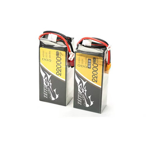 Batterie haute tension format Tattu 12000 16000 22000 25000mah pour modèle d'avion drone 6S - Product Image 4