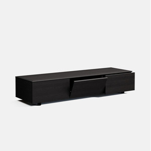 <span class=keywords><strong>Meuble</strong></span> <span class=keywords><strong>TV</strong></span> en noyer noir d'Amérique du Nord, style nordique minimaliste, en bois massif, avec tiroirs, pour salon, en chêne, avec portes battantes créatives - Product Image 5