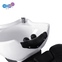 Chaise de shampooing de massage électrique à usage professionnel avec prise USB pour bassin en céramique pour charger le lit de spa de tête pour le lavage des cheveux