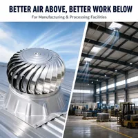 Ventilateur d'extraction de toit à coque galvanisée, longue durée de vie, unité de ventilation pour l'évacuation de la chaleur dans les ateliers industriels
