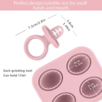 Moule à crème glacée en silicone sans BPA à libération facile, mini plateau à glace pour lait maternel avec bâtons pour soulager la dentition du bébé