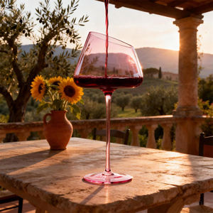 Бокалы для белого вина из розового хрусталя ручной работы от фабрики CnGlass, 100% ручная работа, роскошные бокалы для красного вина на длинной ножке для свадьбы - Product Image 6