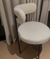 Ensemble Table et Chaises de Salle à Manger Luxe Léger Meubles de Restaurant Chaises d'Hôtel à Sac Souple Durables