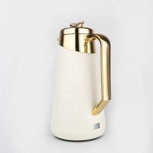 Dálah-termo de aislamiento de vidrio blanco y dorado, diseño Simple, 1,0 litros - Product Image 3