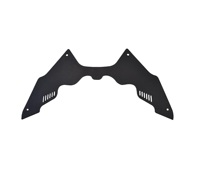 Accessoires modifiés pour motocyclettes Bouclier de fourche de moto OEM ODM Custom Updraft Wind Defector Air Spoiler