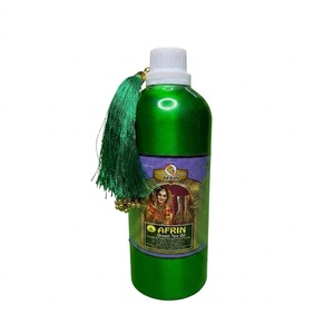 Aceite de té verde Afrin para henna oscura, aceite herbal puro para un color intenso, ideal para la elaboración de conos de henna para novias, la mejor mezcla para henna, 200 ml. - Product Image 1