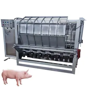 Línea de matadero de cerdos para ganado, máquina de depilar para equipo de matadero de cerdos