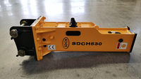 Mini Excavadora de 3 Toneladas, Martillo Hidráulico para Demolición de Hormigón, Herramientas Hidráulicas para Excavadora