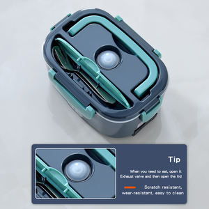 1.5L12V/24V/110V Elektrische Voedselverwarmer, Draagbare Elektrische Lunchbox, Lekvrije Lunchbox voor Auto, Vrachtwagen en Huishouden met Isolatiezak - Product Image 2