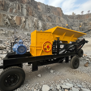 Planta de Minería de Canteras, Bloques de Hormigón de Alta Calidad, Trituradora de Piedra Caliza Móvil de Diésel, Trituradora Tipo Caja - Product Image 1