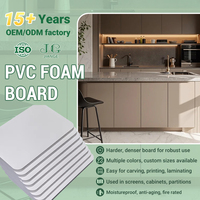 Tablero de espuma de PVC JianGuan para uso en interiores, paneles de pared coextruidos lisos de 3mm sin pintura para procesamiento de corte al por mayor de hoteles