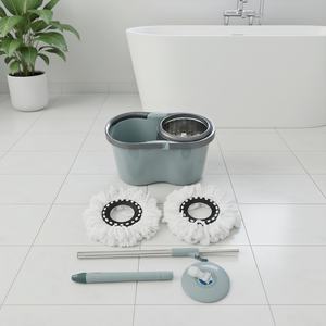 Vadrouille rotative sans lavage tête ronde vadrouille universelle raidisseur <span class=keywords><strong>seau</strong></span> de vadrouille domestique - Product Image 4