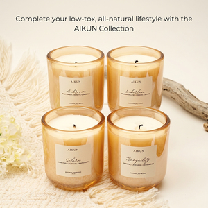 Velas Aromáticas de Cera de Soya Decorativas de Primera Calidad, Marca Privada AIKUN, en Frascos de Vidrio para el Hogar, Navidad, Pascua, Diwali y Festividades - Product Image 1