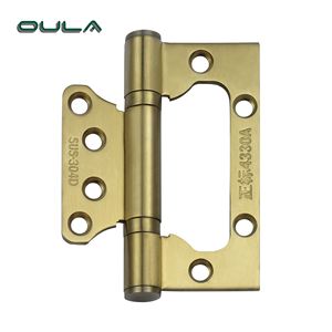 OULA <span class=keywords><strong>Charnière</strong></span> de porte papillon encastrée moderne premium en acier inoxydable de 4 pouces, ouverture à <span class=keywords><strong>180</strong></span> <span class=keywords><strong>degrés</strong></span>, couleur personnalisable, 2 billes, extérieur, 3 mm - Product Image 4