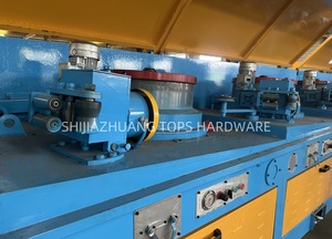 เครื่องดึงลวดสปริงหลายเส้นควบคุม PLC ความเร็วสูงใช้งานง่ายพร้อมเตาหลอมลวดสีดำ - Product Image 3