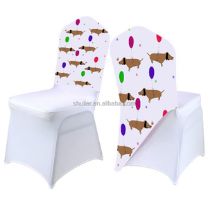 CUstom Any DEsign 3D Print <strong>Chair</strong> <strong>Covers</strong> for Wedding Party Event Luxury Design Spandex Elastic <strong>Half</strong> Back <strong>Chair</strong> <strong>Cover</strong> - Product Image 1