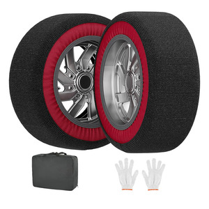 Threewen Auto Accessoires Chaussettes de <span class=keywords><strong>neige</strong></span> pour pneus Ultimate Grip Alternative Snow Traction Device pour voitures de tourisme SUV Truck - Product Image 1