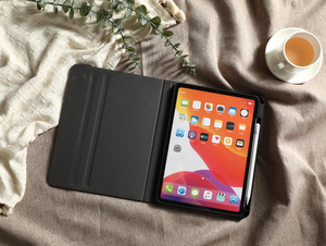 เคสหนัง PU ลายจระเข้สีน้ำตาลแบบพับได้ พร้อมช่องใส่ดินสอ สำหรับ <span class=keywords><strong>iPad</strong></span> 11 A16 10.9 Air 11 <span class=keywords><strong>Pro</strong></span> 11 12.9 13 Mini - Product Image 4