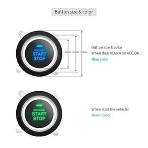 Système d'alarme de voiture EASYGUARD EC002-T2-NS, entrée sans clé, démarrage automatique, bouton de démarrage, verrouillage/déverrouillage NFC - Product Image 5