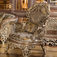 Ensemble de canapés turcs anciens sculptés en hêtre, design européen, meubles en tissu, salon royal, canapé