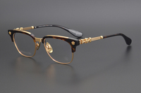 Lunettes de lecture unisexe rétro anti-lumière bleue, monture pleine, de haute qualité, en acétate de diamant, à la mode, vente en gros