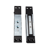 Serrure magnétique électrique à cisaillement 1200 kg 182x30x25mm 12V/24V, ouverture par alimentation 0,5-2,5s, pour portes en bois/verre/métal/ignifuges