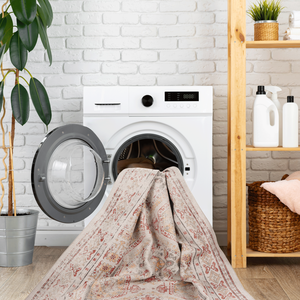 Tapis DB Classic Beige 2x3 lavable en machine à poils bas antidérapant anti-perte pliable pour enfants et animaux de compagnie - Product Image 3