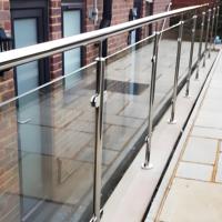 Système de main courante d'escalier en acier inoxydable et alliage d'aluminium, design industriel, résistant à la rouille, balustrade en verre, colonnes d'escalier, garantie 5 ans