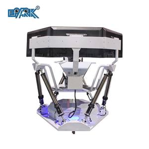 เก้าอี้เกมมิ่งแบบมีขาตั้งสำหรับจำลองการขับขี่พร้อมจอแสดงผลสามจอ - Product Image 3