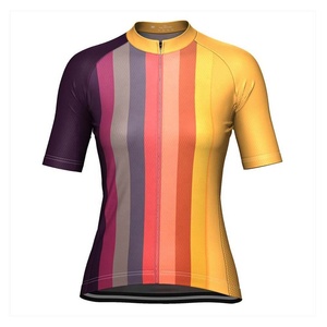 Maillot de cyclisme pour femmes, hiver et automne, manches courtes, séchage rapide, respirant, anti-UV, grande taille, t-shirts extensibles actifs - Product Image 1