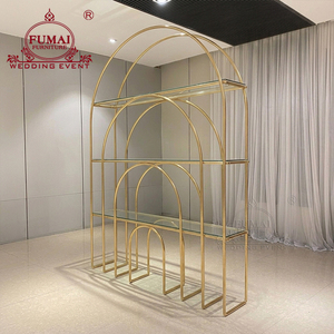 Hotel Event Wedding Event Wine Rack Arch Decorative Frame Bar Back - Product Image 3