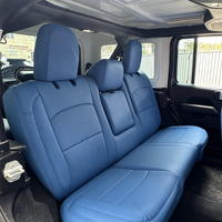Housses de siège auto sur mesure pour Jeep Wrangler A7 2025 pour K5 X6 - Cuir NAPA écologique toutes saisons, ensemble complet