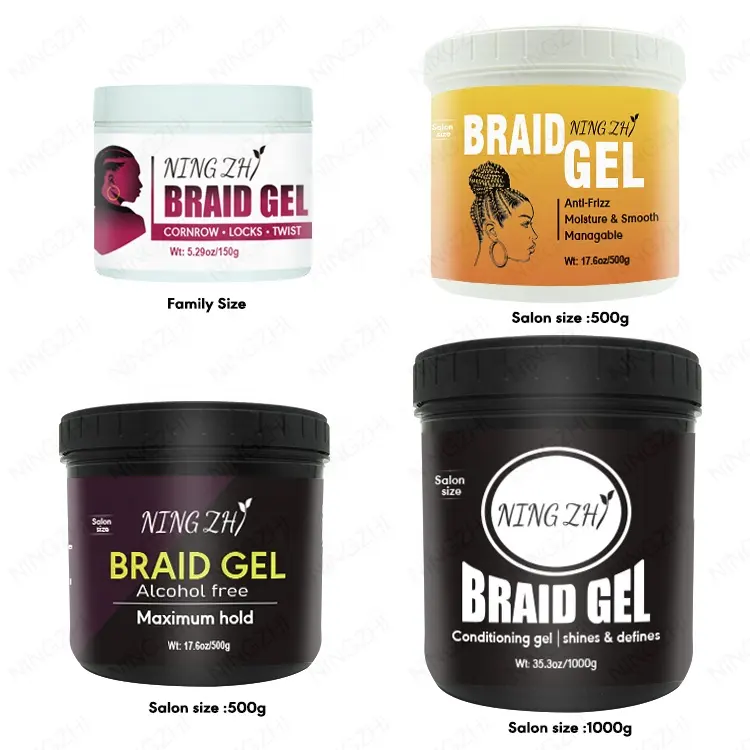 Gel de desenho trançado 16oz, branco, etiqueta, firme, segurar, loc, retorção, dread gel, venda imperdível