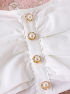 เสื้อผ้าเด็กผู้หญิงอายุ 3-7 ปี ชุดกระโปรงบัลเลต์สีพื้นประดับหัวเข็มขัดสำหรับฤดูร้อน เหมาะสำหรับใส่ในชีวิตประจำวัน - Product Image 4