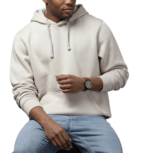 Sudadera con Capucha para Hombre, 100% Algodón, Tejido Suave, Ropa Urbana de Lujo, Impermeable, Ecológica, Servicio OEM, con Cuentas - Product Image 1
