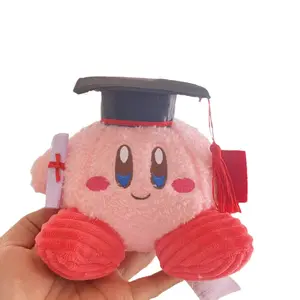 Neue Kirby Plüsch Graduierungs-Plushies Party-Dekorationen Puppengeschenke für Studenten Plüsch Kirby zum Graduierungsgeschenk